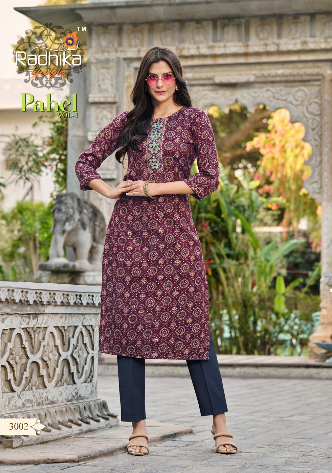 Radhika Pahel Vol 3 Long Designer Kurtis Catalog